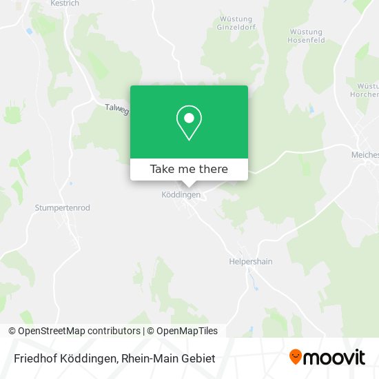 Friedhof Köddingen map