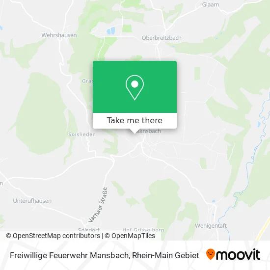 Карта Freiwillige Feuerwehr Mansbach