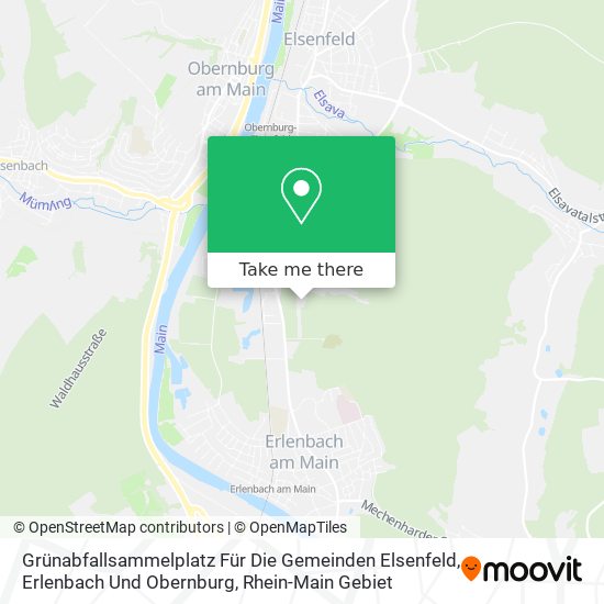 Grünabfallsammelplatz Für Die Gemeinden Elsenfeld, Erlenbach Und Obernburg map