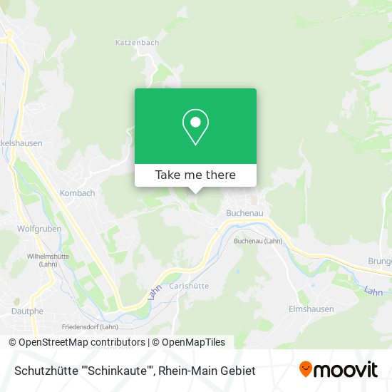 Schutzhütte ""Schinkaute"" map