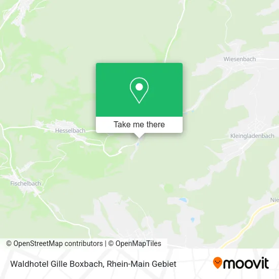 Карта Waldhotel Gille Boxbach