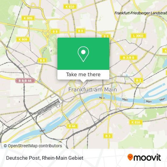 Deutsche Post map