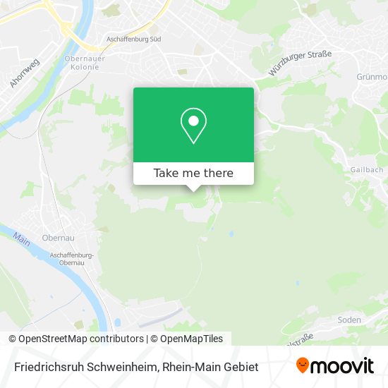 Friedrichsruh Schweinheim map