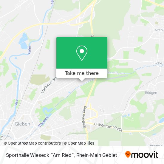 Карта Sporthalle Wieseck ""Am Ried""