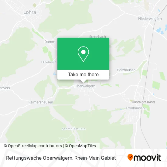Карта Rettungswache Oberwalgern