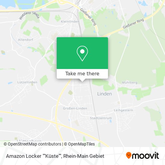 Amazon Locker ""Küste"" map