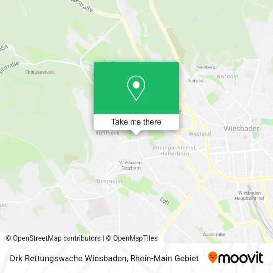 Карта Drk Rettungswache Wiesbaden