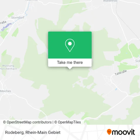 Rodeberg map