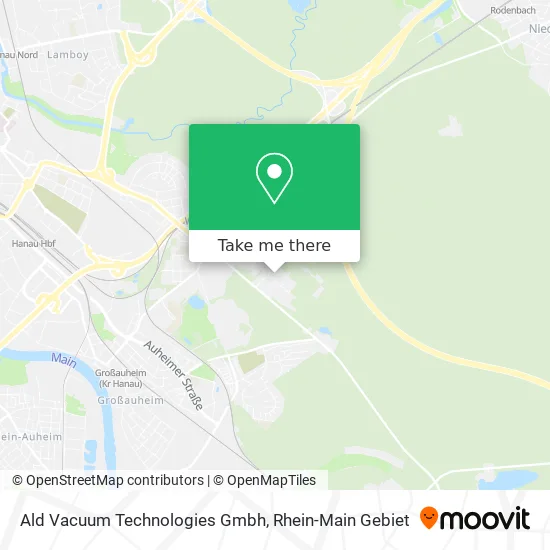 Карта Ald Vacuum Technologies Gmbh