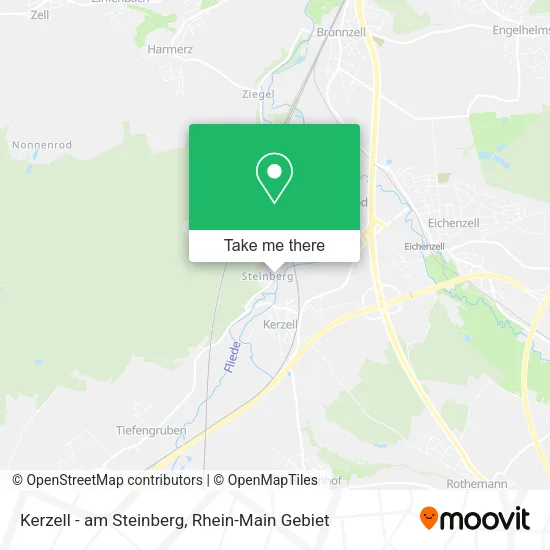 Карта Kerzell - am Steinberg