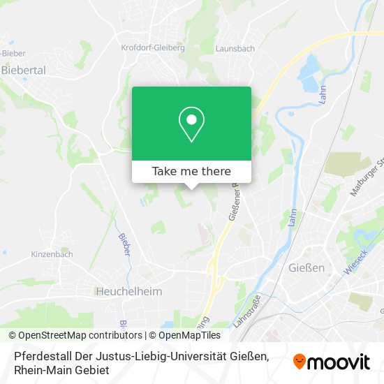 Pferdestall Der Justus-Liebig-Universität Gießen map