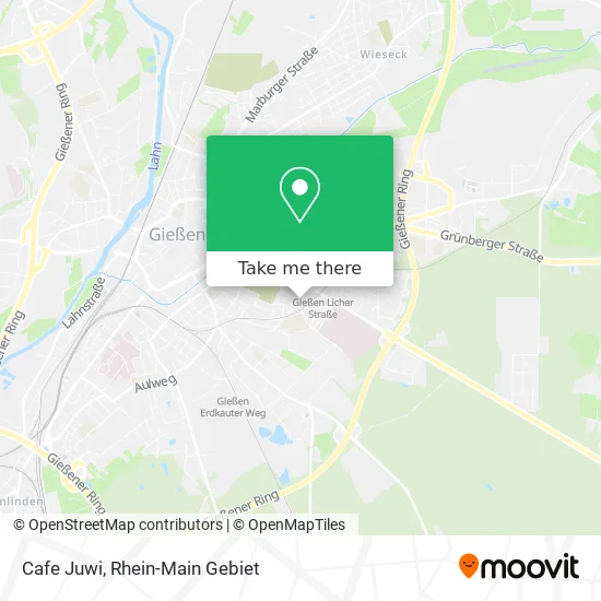 Карта Cafe Juwi