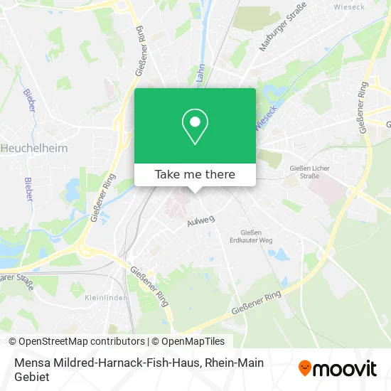 Mensa Mildred-Harnack-Fish-Haus map