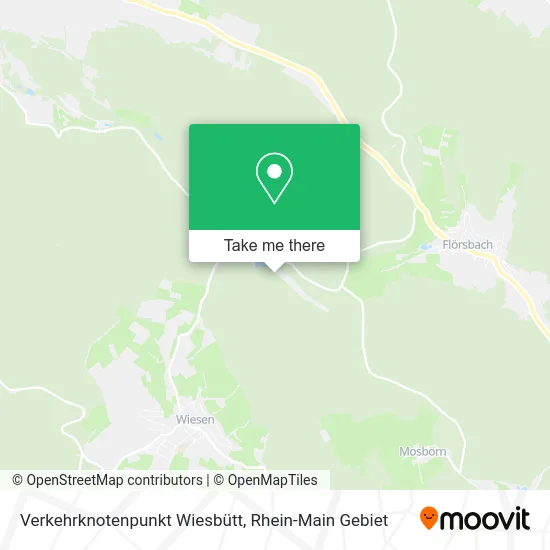 Карта Verkehrknotenpunkt Wiesbütt