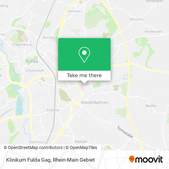 Карта Klinikum Fulda Gag