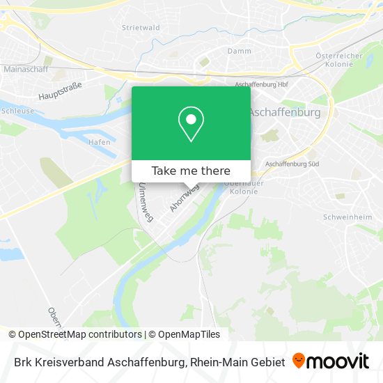Brk Kreisverband Aschaffenburg map