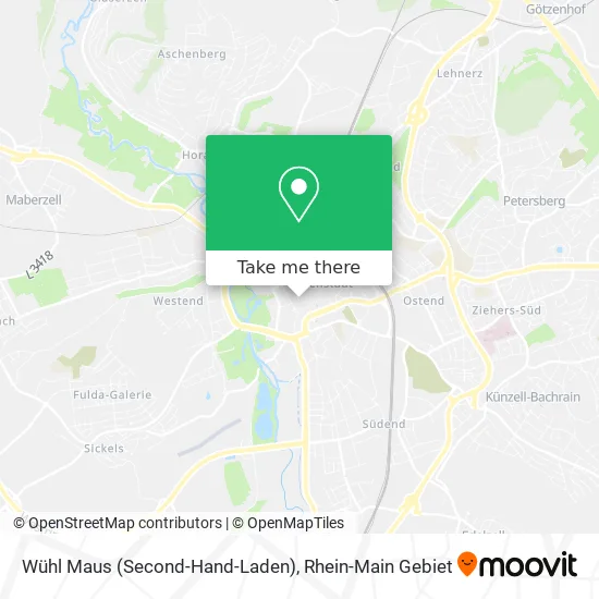 Карта Wühl Maus (Second-Hand-Laden)