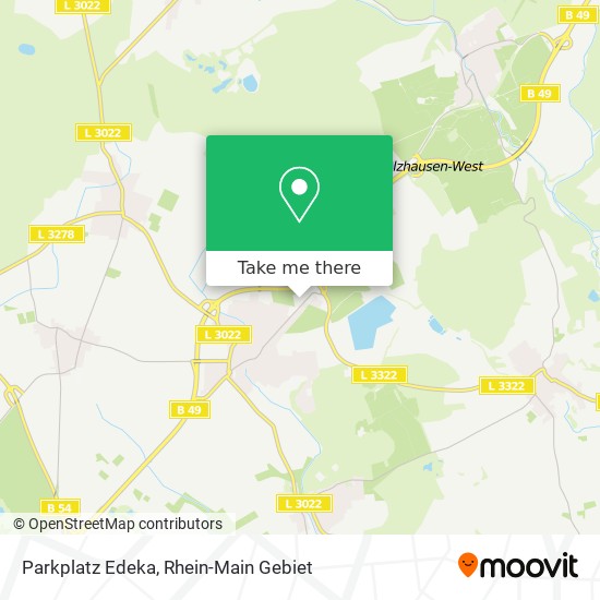 Parkplatz Edeka map