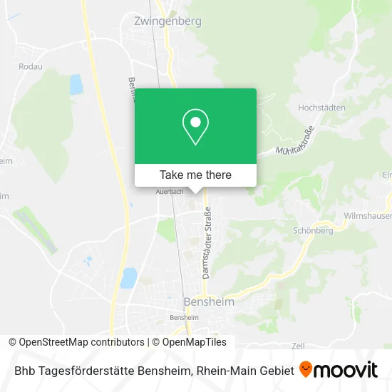 Карта Bhb Tagesförderstätte Bensheim