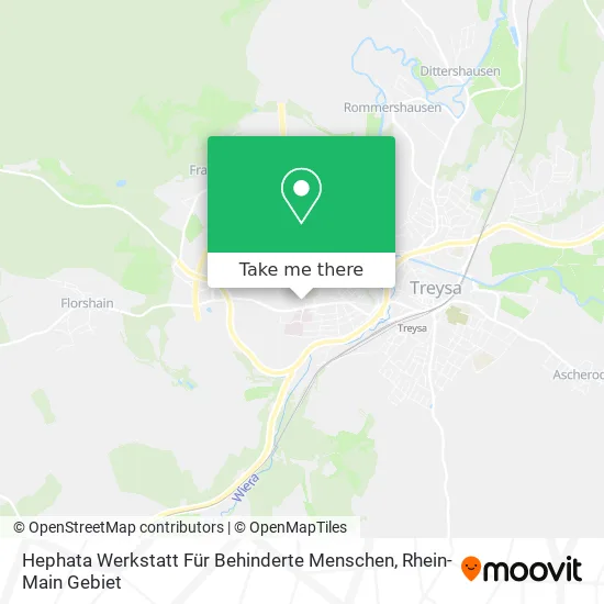 Карта Hephata Werkstatt Für Behinderte Menschen