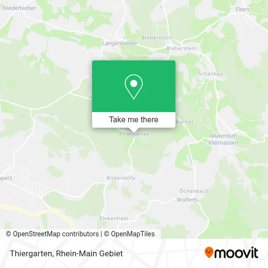 Thiergarten map