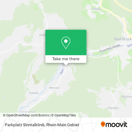 Карта Parkplatz Sinntalklinik