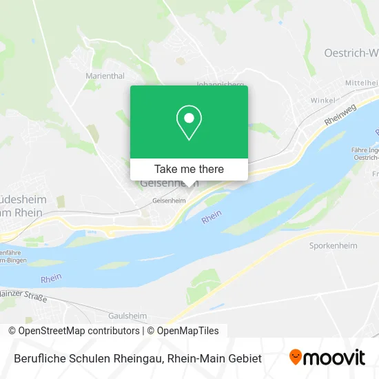 Карта Berufliche Schulen Rheingau