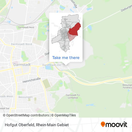 Hofgut Oberfeld map