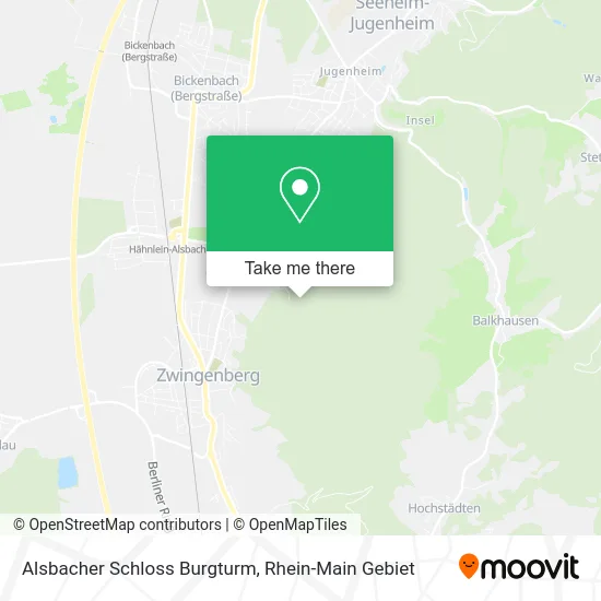 Карта Alsbacher Schloss Burgturm