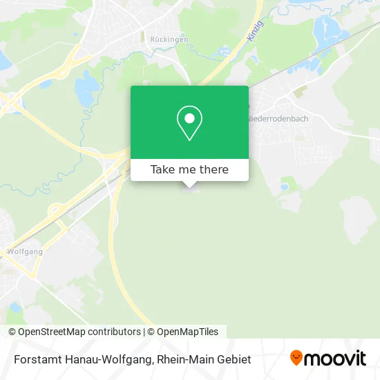 Карта Forstamt Hanau-Wolfgang