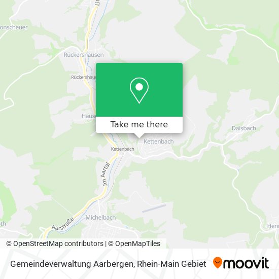 Gemeindeverwaltung Aarbergen map