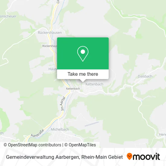 Карта Gemeindeverwaltung Aarbergen