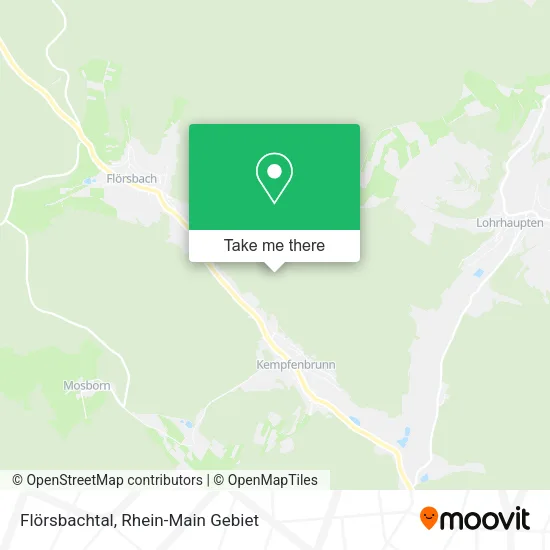 Карта Flörsbachtal