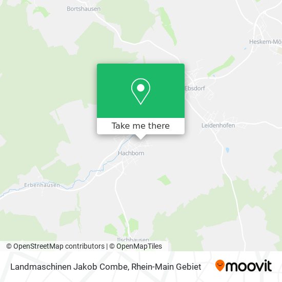 Landmaschinen Jakob Combe map