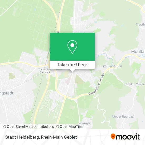 Карта Stadt Heidelberg