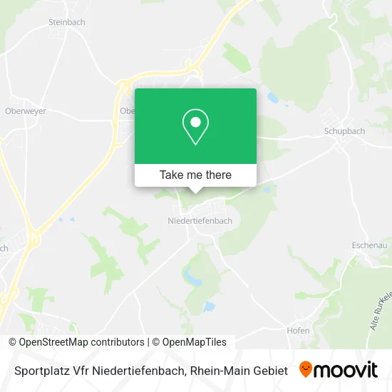 Карта Sportplatz Vfr Niedertiefenbach
