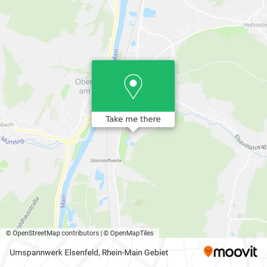 Карта Umspannwerk Elsenfeld