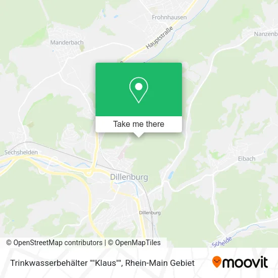 Карта Trinkwasserbehälter ""Klaus""