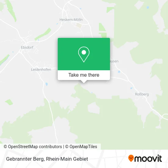 Карта Gebrannter Berg