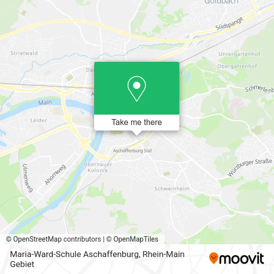 Карта Maria-Ward-Schule Aschaffenburg