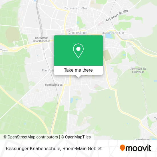 Карта Bessunger Knabenschule