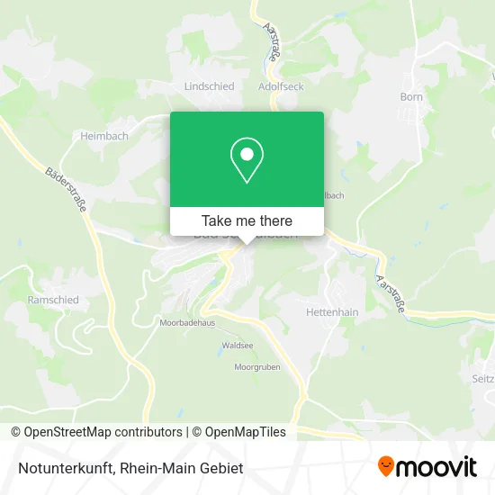 Карта Notunterkunft