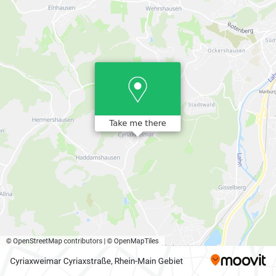 Карта Cyriaxweimar Cyriaxstraße