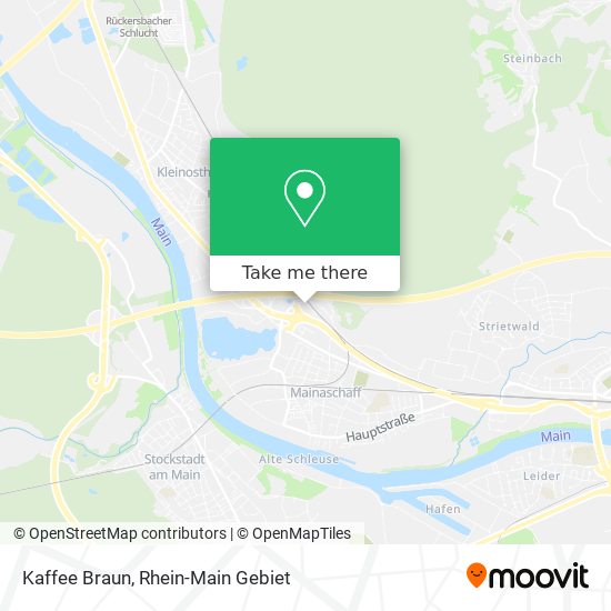 Kaffee Braun map