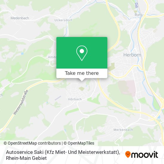 Autoservice Saki (Kfz Miet- Und Meisterwerkstatt) map