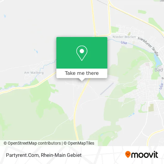 Карта Partyrent.Com