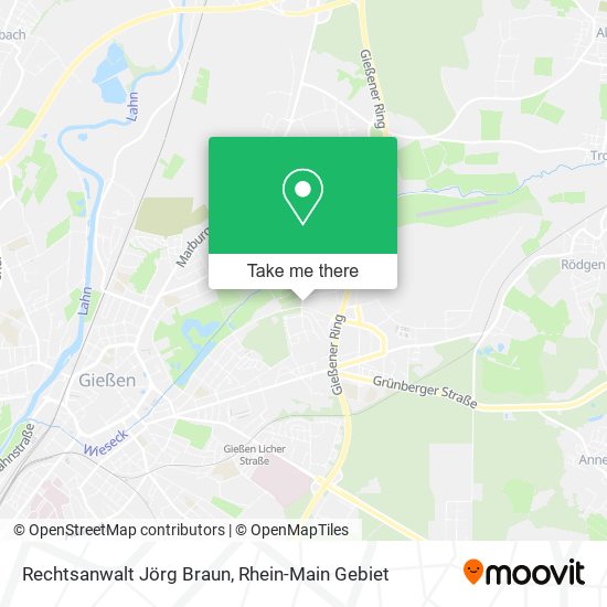 Rechtsanwalt Jörg Braun map