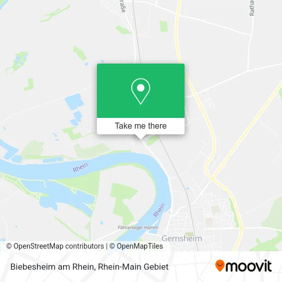 Карта Biebesheim am Rhein