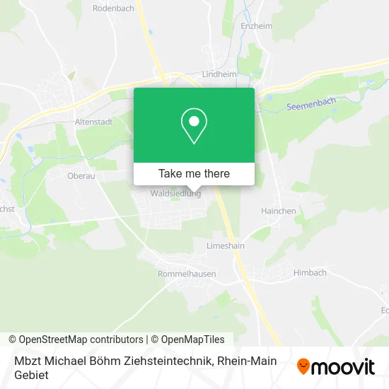 Карта Mbzt Michael Böhm Ziehsteintechnik