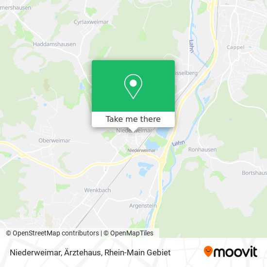 Niederweimar, Ärztehaus map